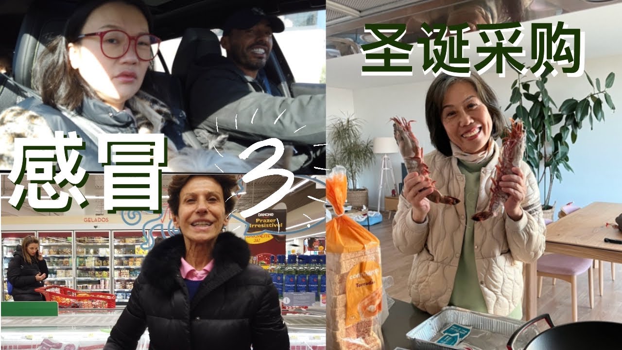 大琳的圣诞Vlog | 节日还没开始就感冒了3个人，简单的圣诞采购【大琳DALIN】