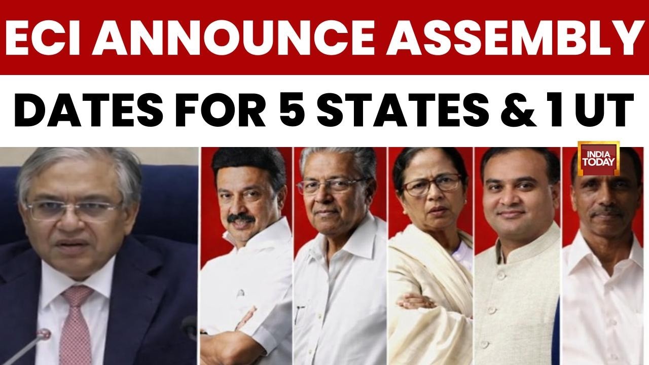 Election Commission Announcement: Assam, Kerala, Tamil Nadu, WB, Puducherry Assembly Polls Announced