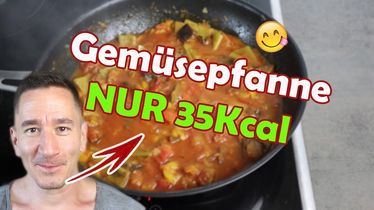 Gemüsepfanne zum abnehmen - gesundes Rezept für die Diät