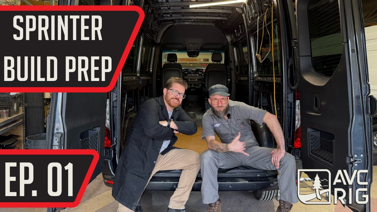 Мы строим Sprinter! Подготовка фургона | AVC Sprinter Build 2026 EP. 01 | Mercedes Sprinter 144 2...
