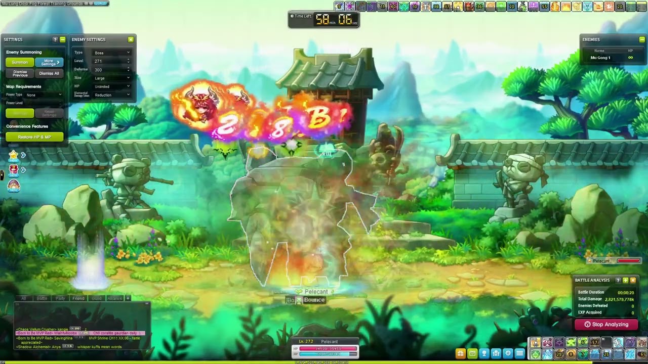Maplestory F/P Mage Progression - 42K Stat, Gear and Battle Analysis (105b/s)