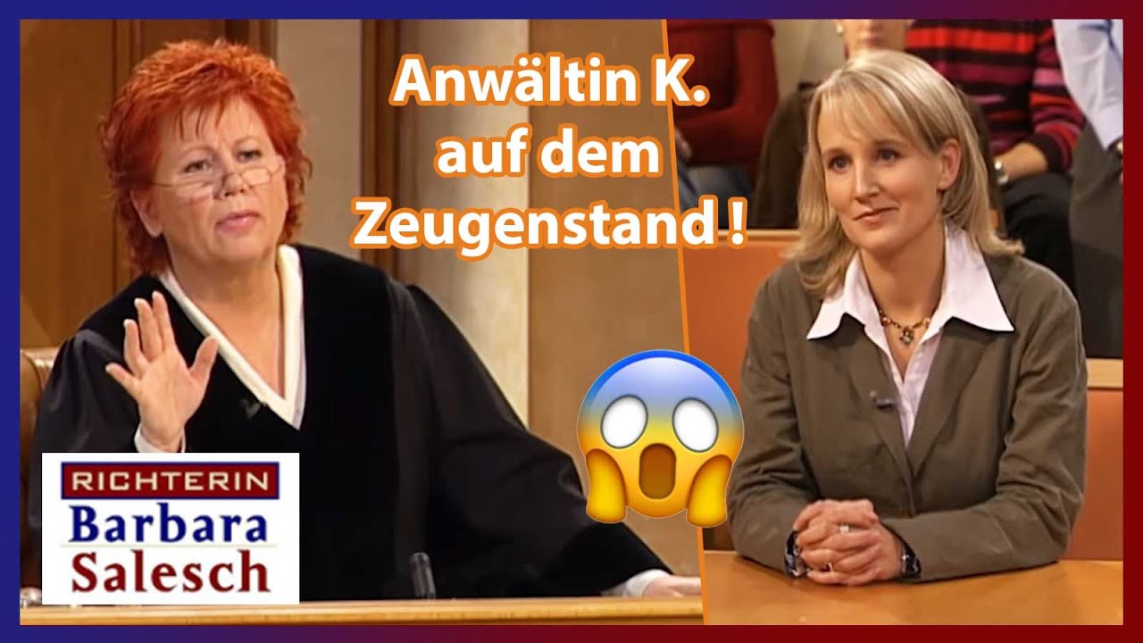 Ein vertrautes Gesicht als Zeuge 😲 ANWÄLTIN K. macht ihre Aussage | 2/2 | Richterin Salesch | SAT.1