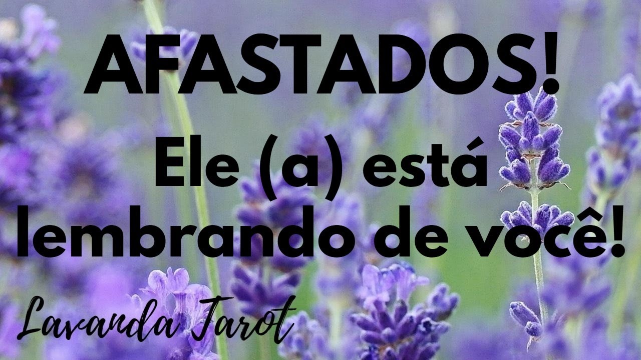 #tarot 💜🪻AFASTADOS! Ele (a) est&aacute; lembrando de voc&ecirc;!💜🪻