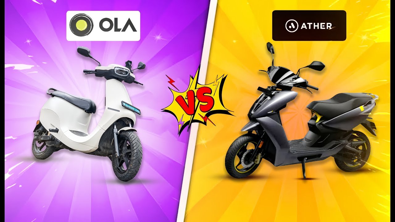 ATHER 450X vs OLA S1 Electric Scooter Comparison ⚡ | @VR Brothers .