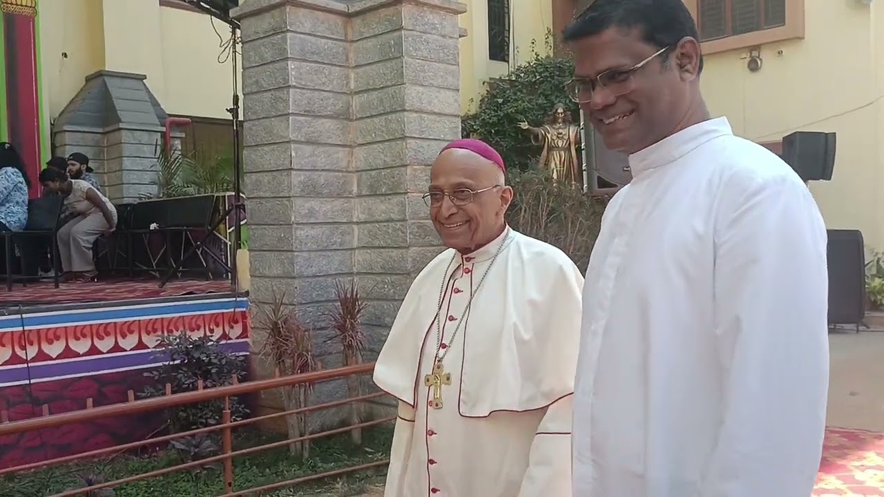 Praish day 18.01.26.Racky and Family song's in Sacred heart church Richmand road Bangalore 