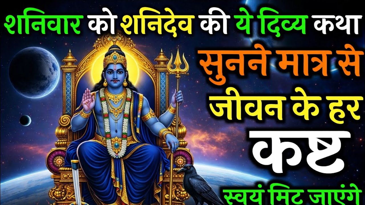 शनिवार को शनिदेव की ये दिव्य कथा | सुनने मात्र से जीवन के हर कष्ट स्वयं मिट जाएंगे