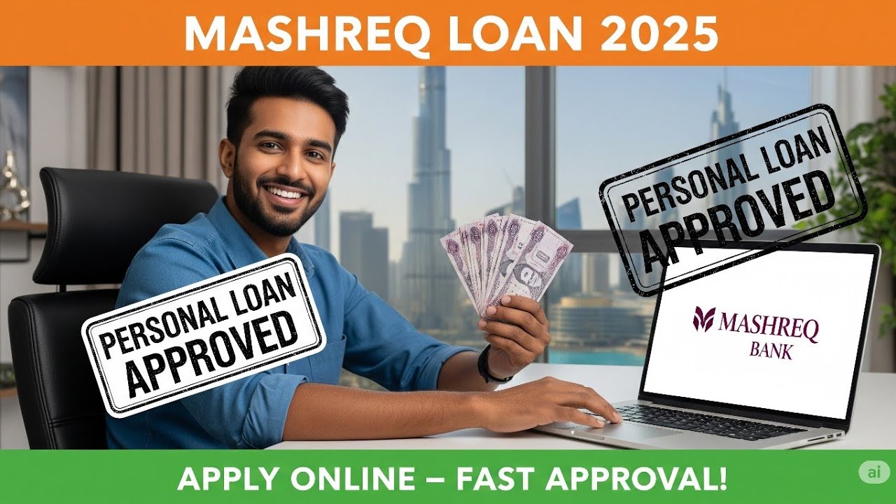 How to apply mashreq bank personal loan online 2025