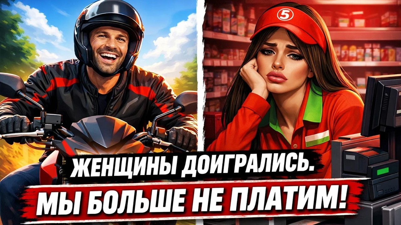 Женщины доигрались, мы больше не платим.