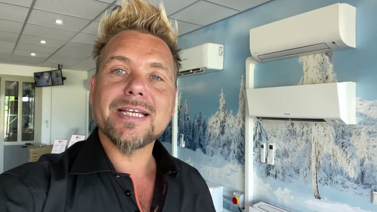 Airconditioning uitleg en advies door Patrick in de showroom van123airco