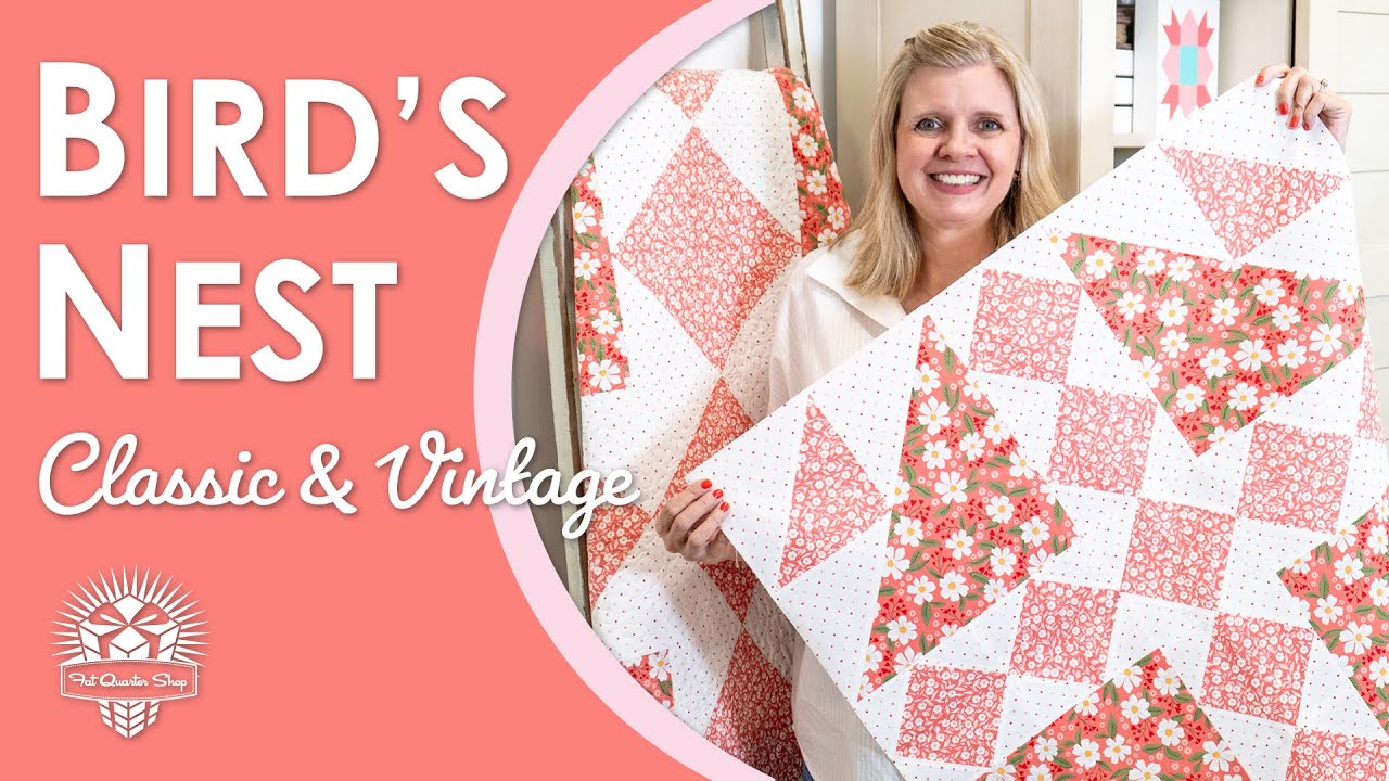 Everyone’s FLOCKING to this Gorgeous Vintage Quilt! 🐦 Bird's Nest Classic & Vintage Quilt 🪺
