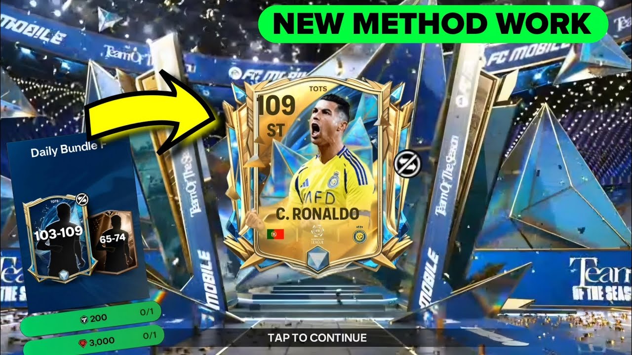How to Hack Free Cristiano Ronaldo UTOTS 109 OVR on FC Mobile 25