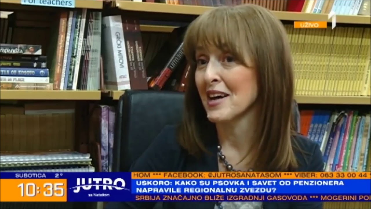 TВ &bdquo;Прва&rdquo;, прилог о добитници награде &bdquo;Мина Караџић&rdquo; за 2018.