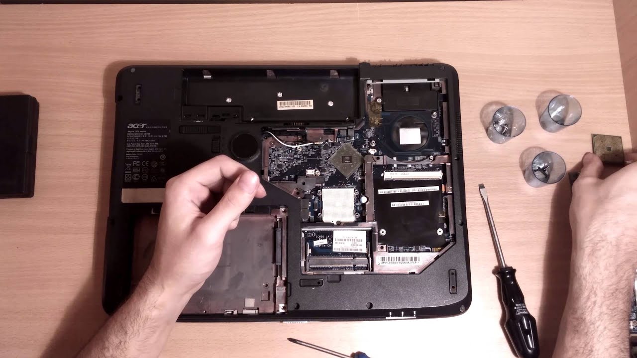 acer aspire 7520 disassembly