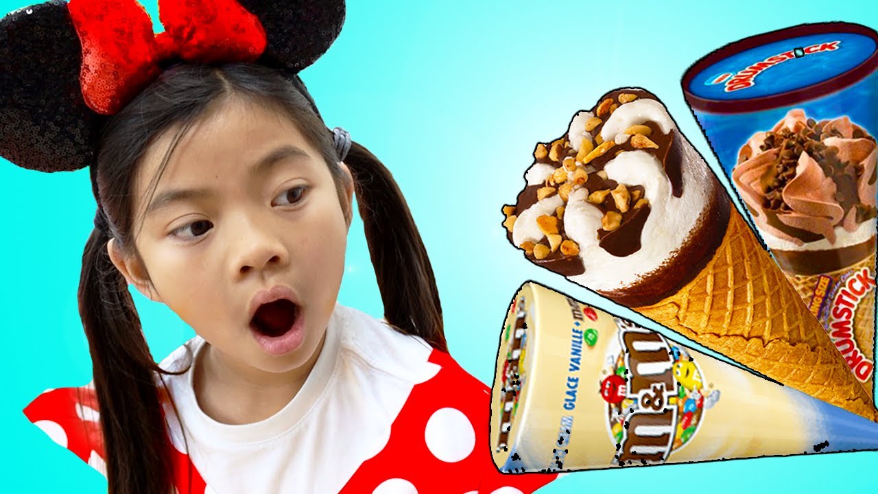 Emma giả vờ chơi trước khi ăn kem |Video hài hước dành cho trẻ em