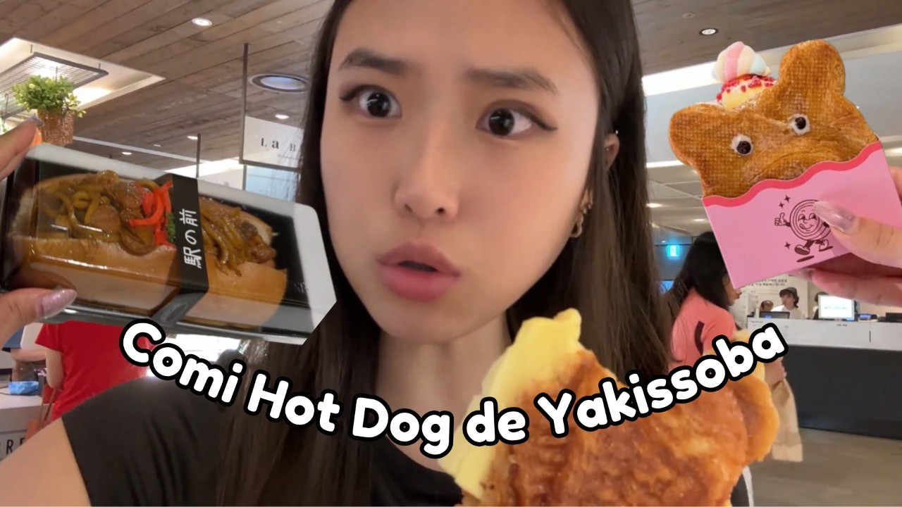 Tudo o que eu como passeando na Coreia!