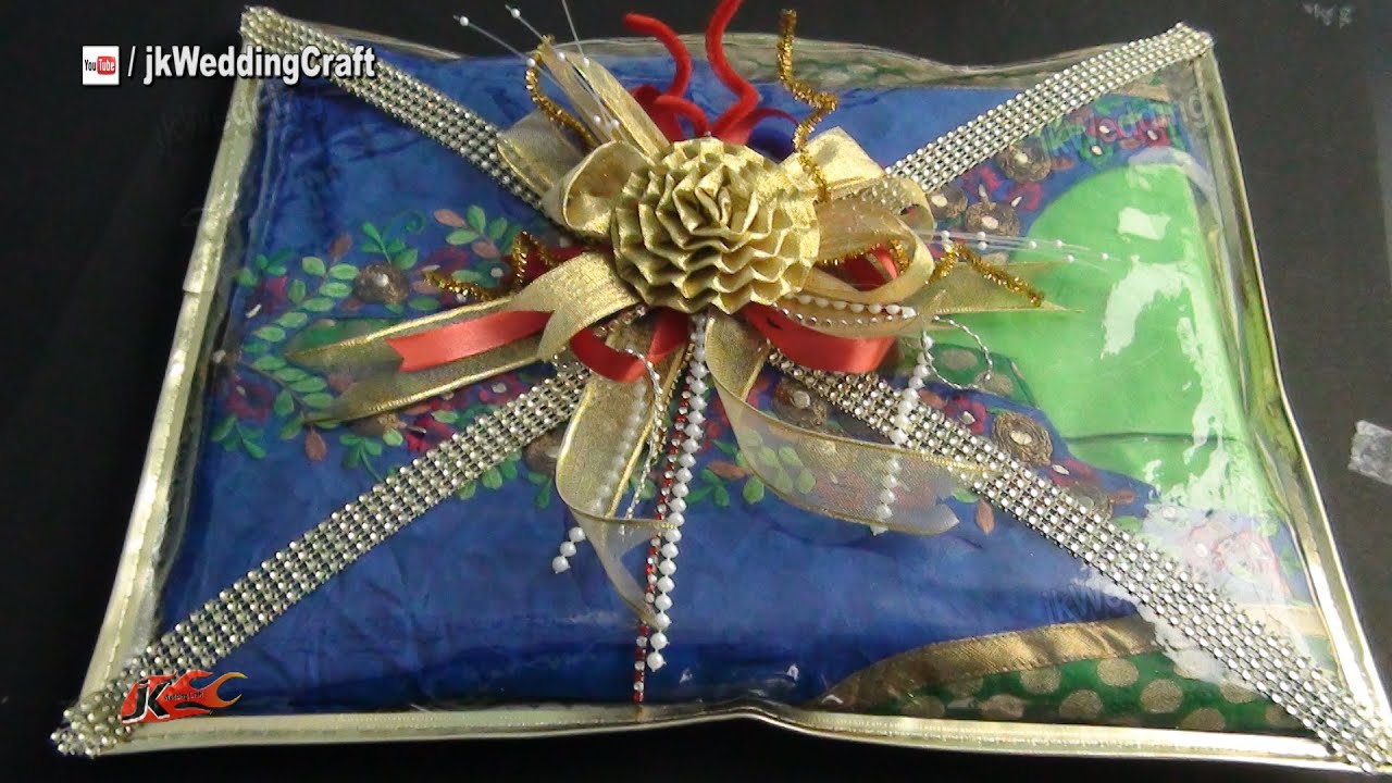 Easy Wedding Trousseau packing - How to pack Indian Dress - JK Wedding Craft  044