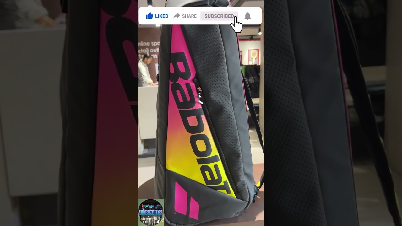 BABOLAT PURE AERO RAFA 2023 12R KIT BAG (YELLOW/PINK/BLUE)      #tennis #babolat #new #kitbag