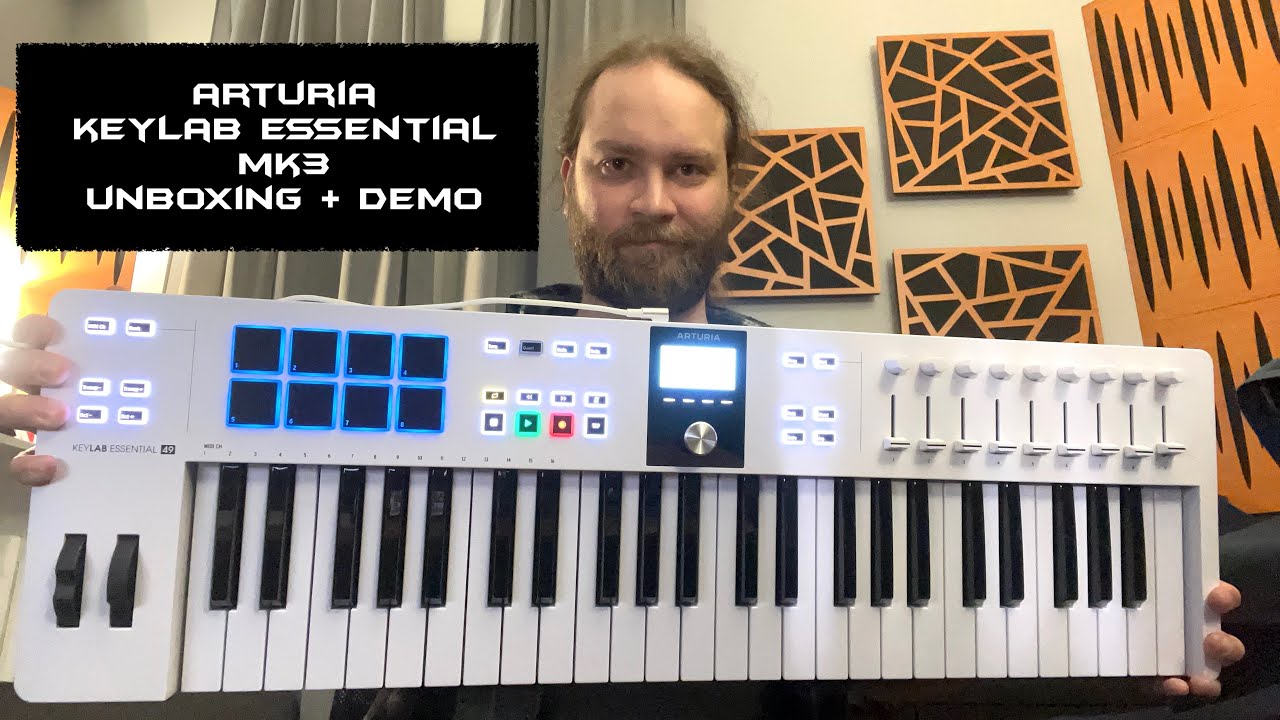 Arturia Keylab Essential MK3 Unboxing & Demo | No Talking | @ArturiaOfficial