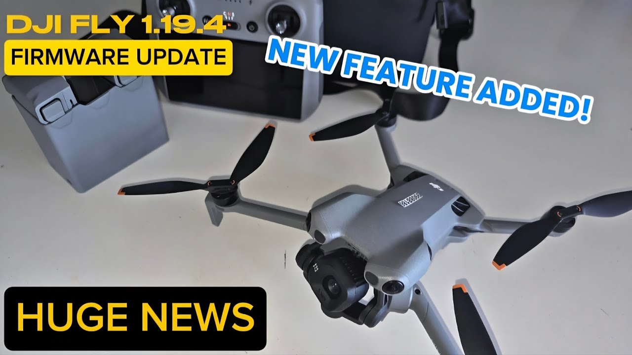DJI Mini 5 Pro NEW FLY UPDATE 1.19.4! NEW FEATURE ADDED! HUGE NEWS
