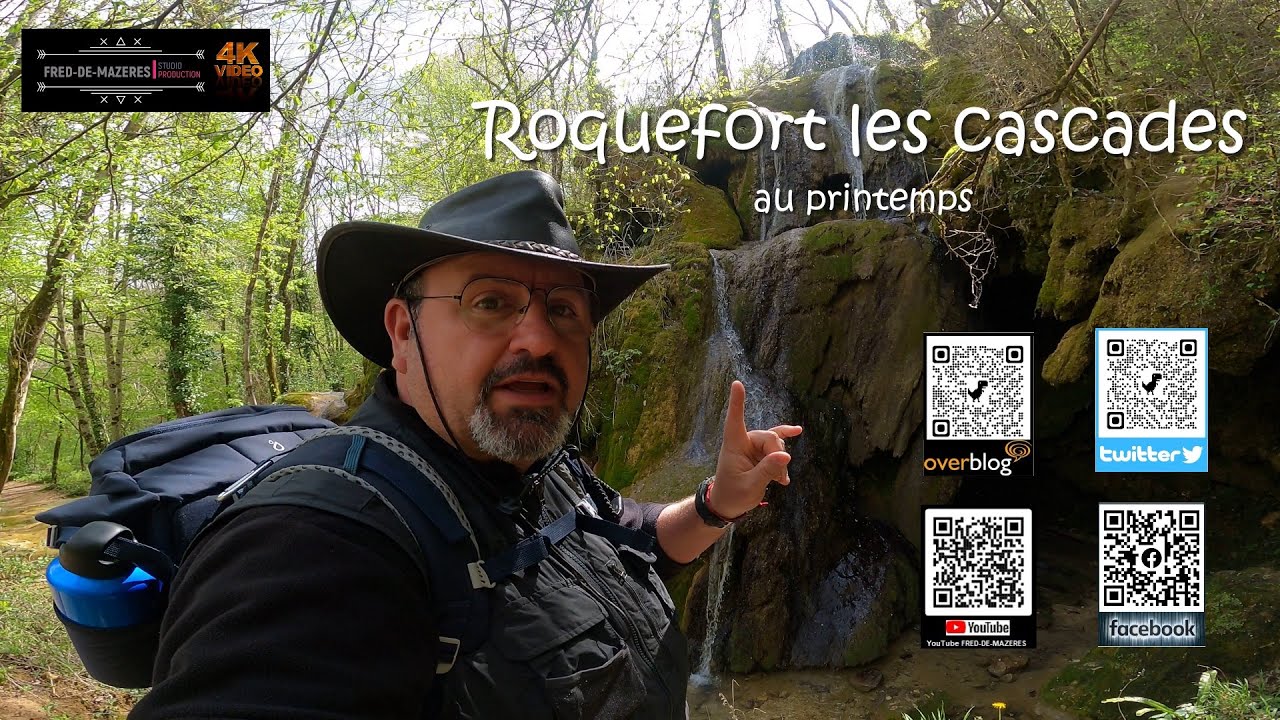 Roquefort les cascades au printemps