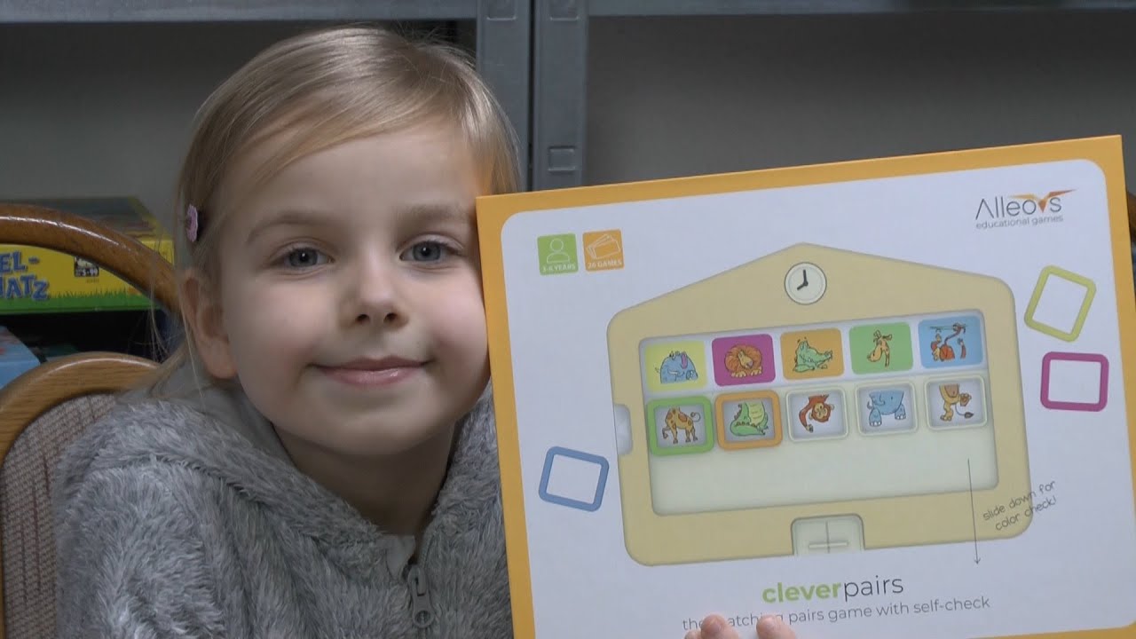 Lernspiel f&uuml;r Kinder: Clever Pairs (Alleovs) - 3 bis 6 Jahre - ideal f&uuml;r jedes Alter?