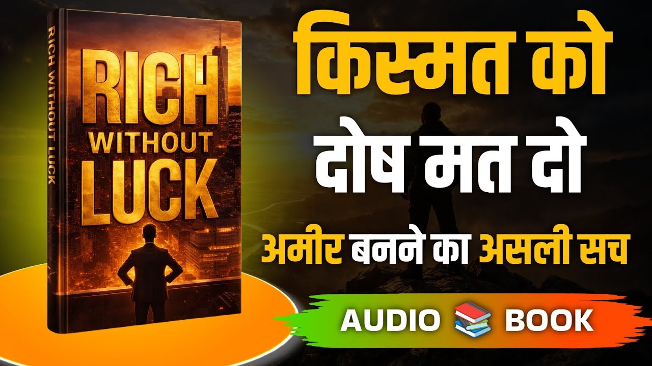  Rich Without Luck Book Summary in Hindi || बिना लक के अमीर कैसे बनें? || Audio Book 