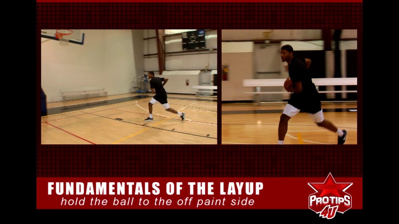 Paul George discusses fundamentals of the layup using both hands