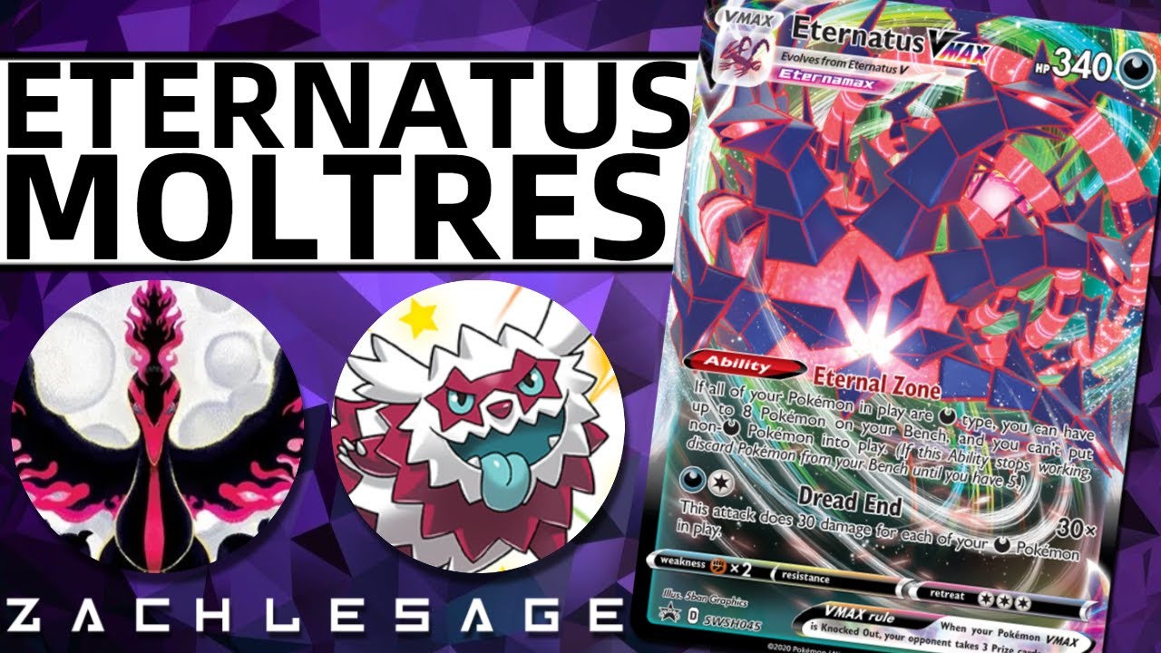 Eternatus is BROKEN with Galarian Moltres! | Pokemon TCG Chilling Reign