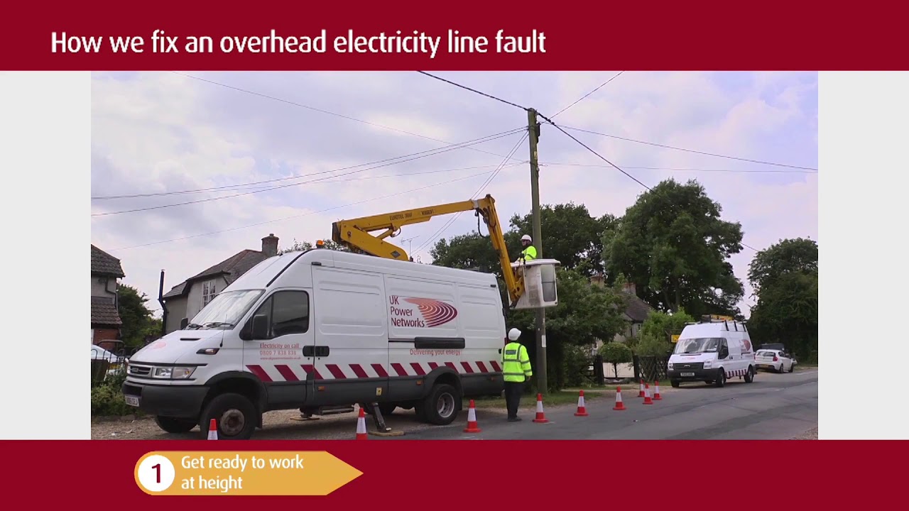 How we fix an overhead electricity line fault   subtitled