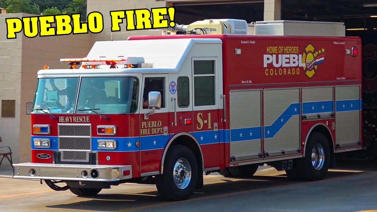 [PUEBLO FIRE DEPARTMENT] - Engine 1, Rescue-Squad 1 & Rapid Response 1 responding URGENTLY to calls!
