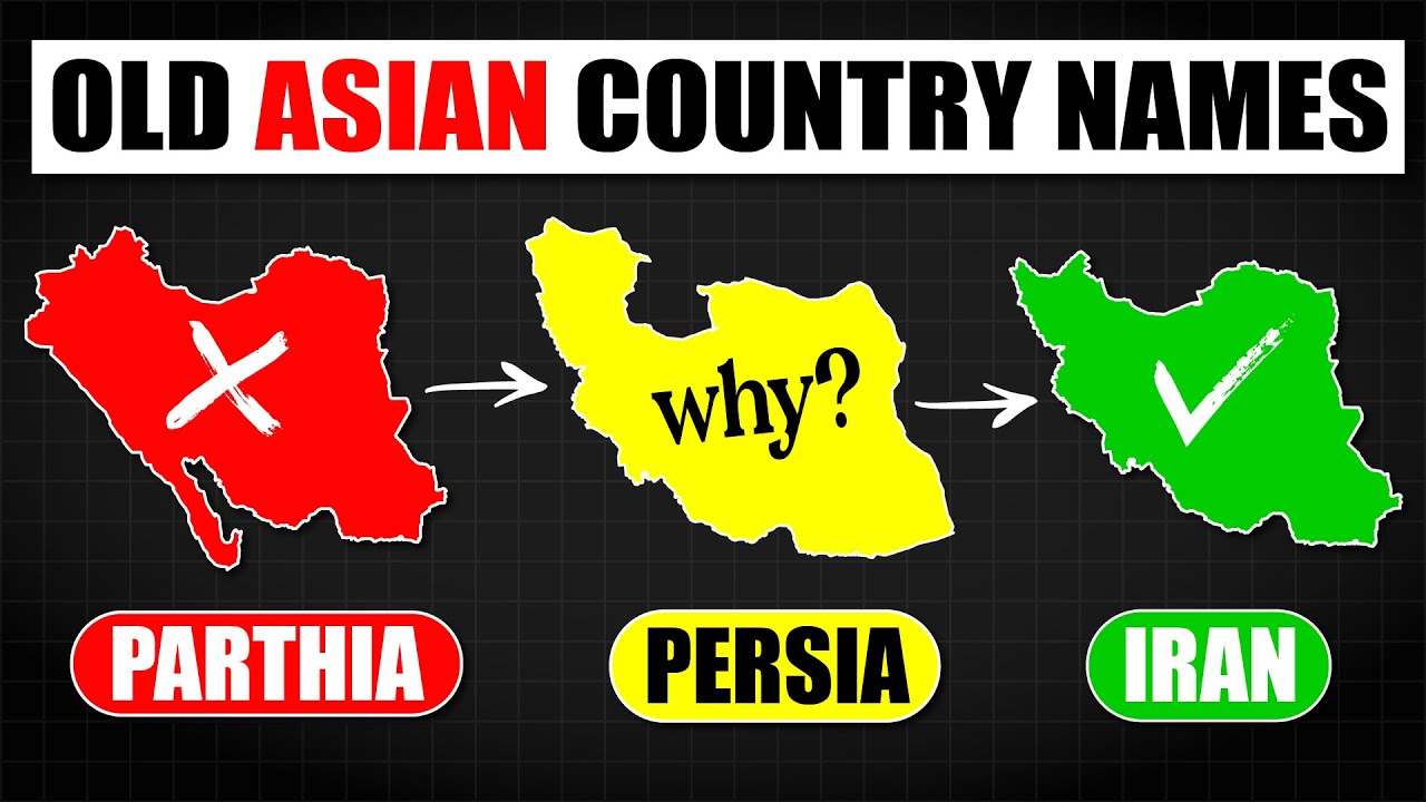 The Old Names Of ASIAN Countries (& Why They Changed)