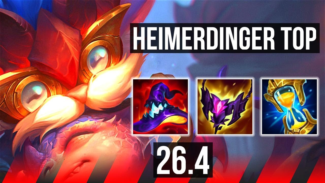 HEIMERDINGER vs SETT (TOP) | Good KDA: 9/2/6 | EUW Master | 26.4