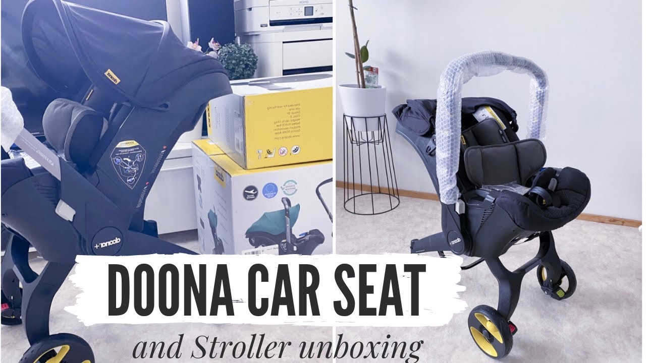 UNBOXING Doona Infant Car Seat/Stroller with Latch Base And Demo