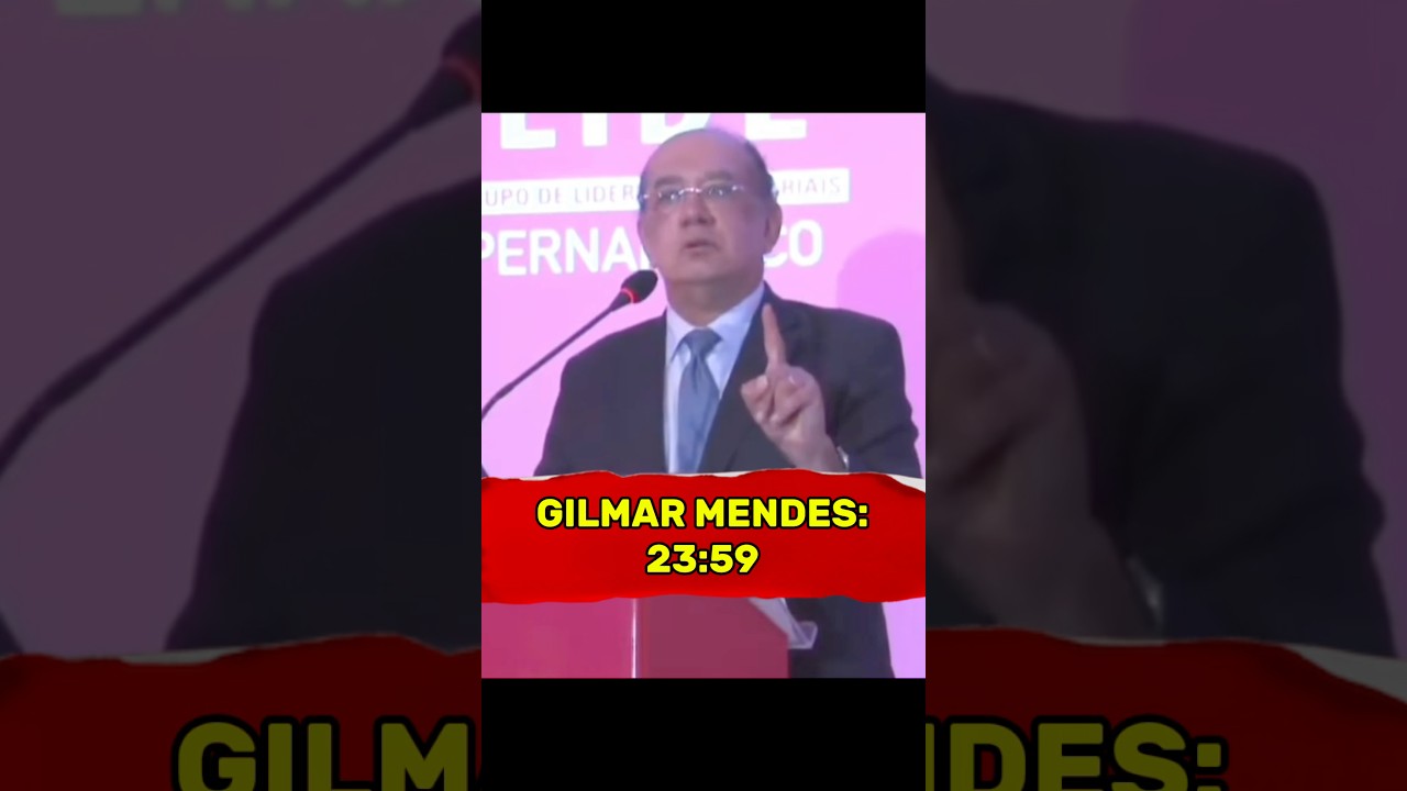 GILMAR MENDES: a lei &eacute; para todos? #gilmarmendes #stf #direita #patriota #conservador