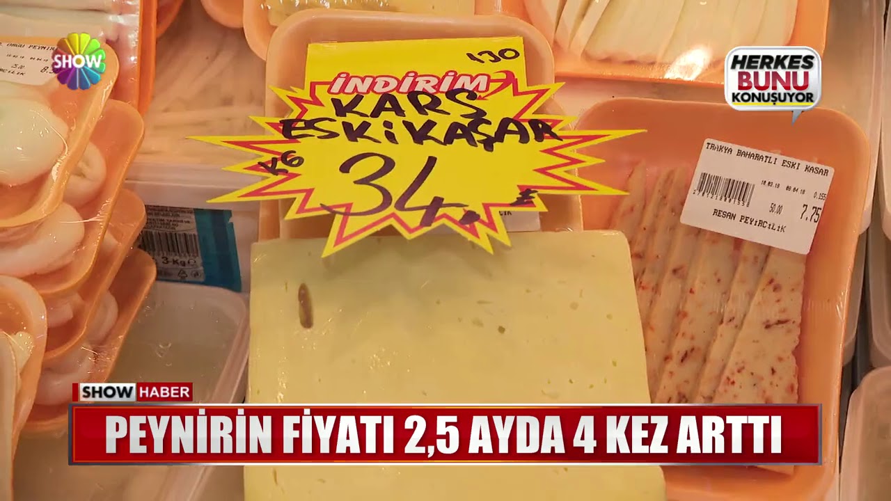 Peynirin fiyatı 2.5 ayda 4 kez arttı