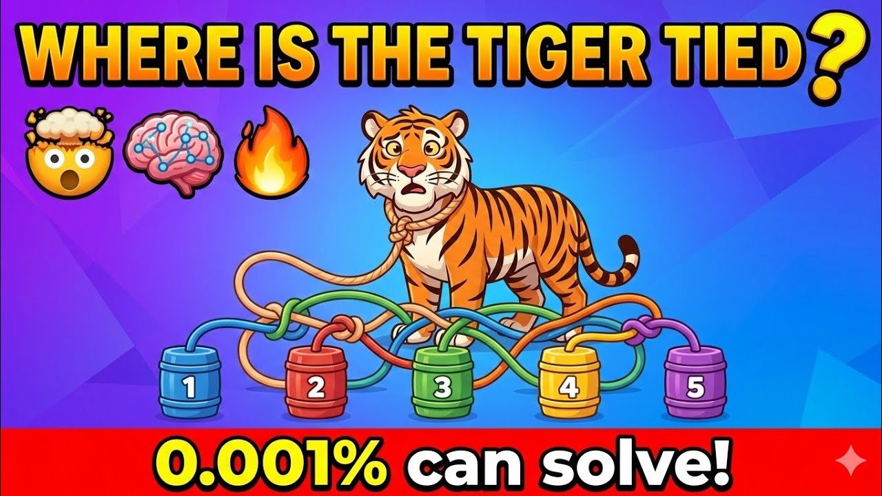 Where the Tiger is Tied 😭 (part 1) -Can You Spot It?