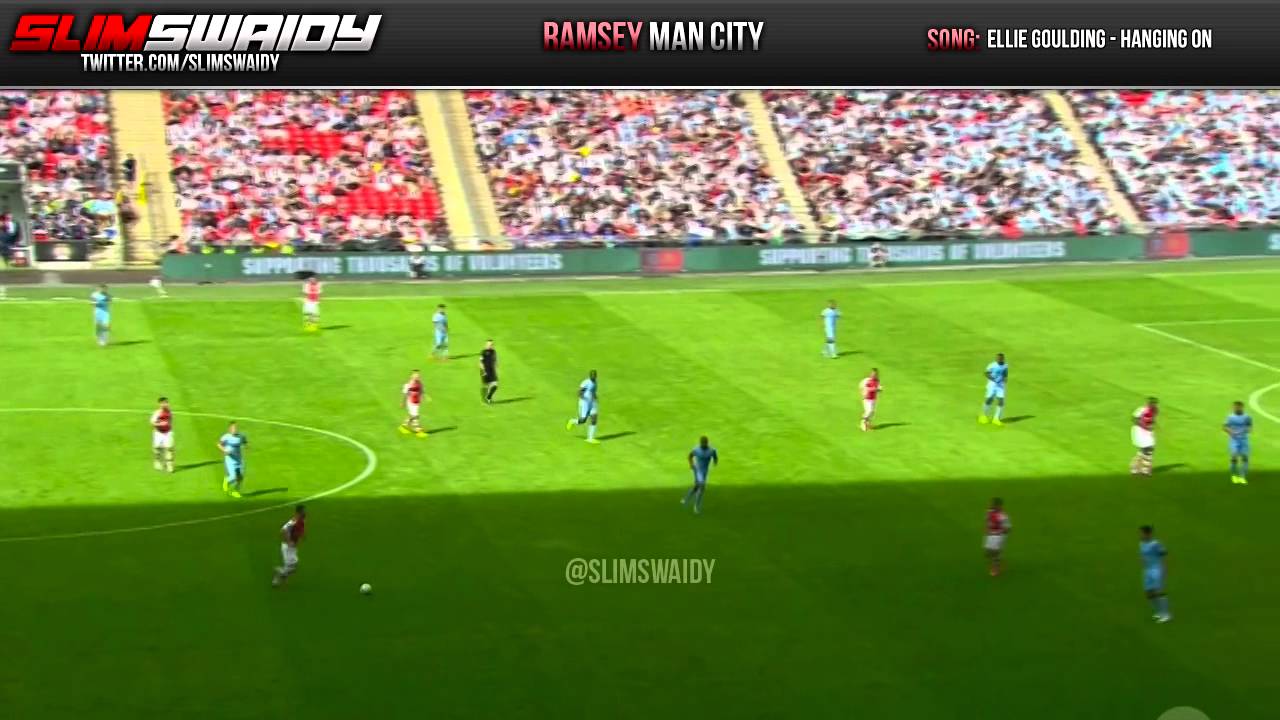 Ramsey vs Man City - 10/08/14 - @AaronRamsey
