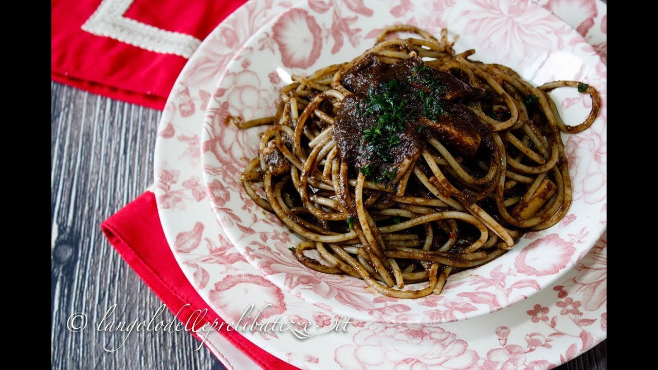 Sugo al nero di seppia, la ricetta di casa mia tradizionale