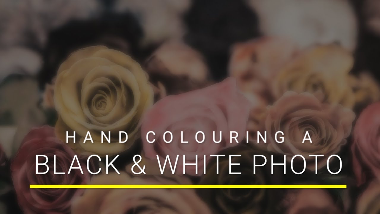 How to Hand-Colour or Tint a Black and White Photograph using PanPastels