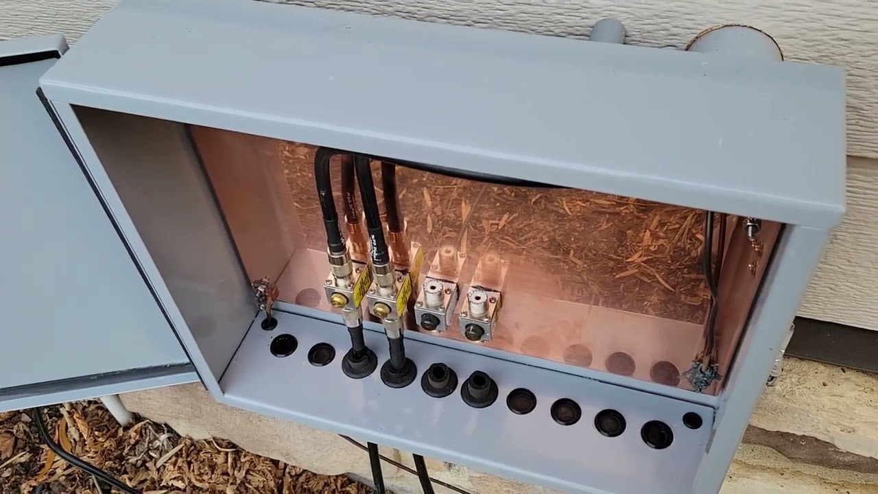 KF7P MetalWerks 14x17 Entry Panel For Amateur Radio