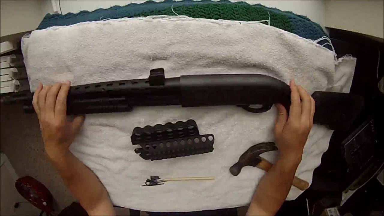 Как установить: тактический кронштейн Mesa для Remington 870