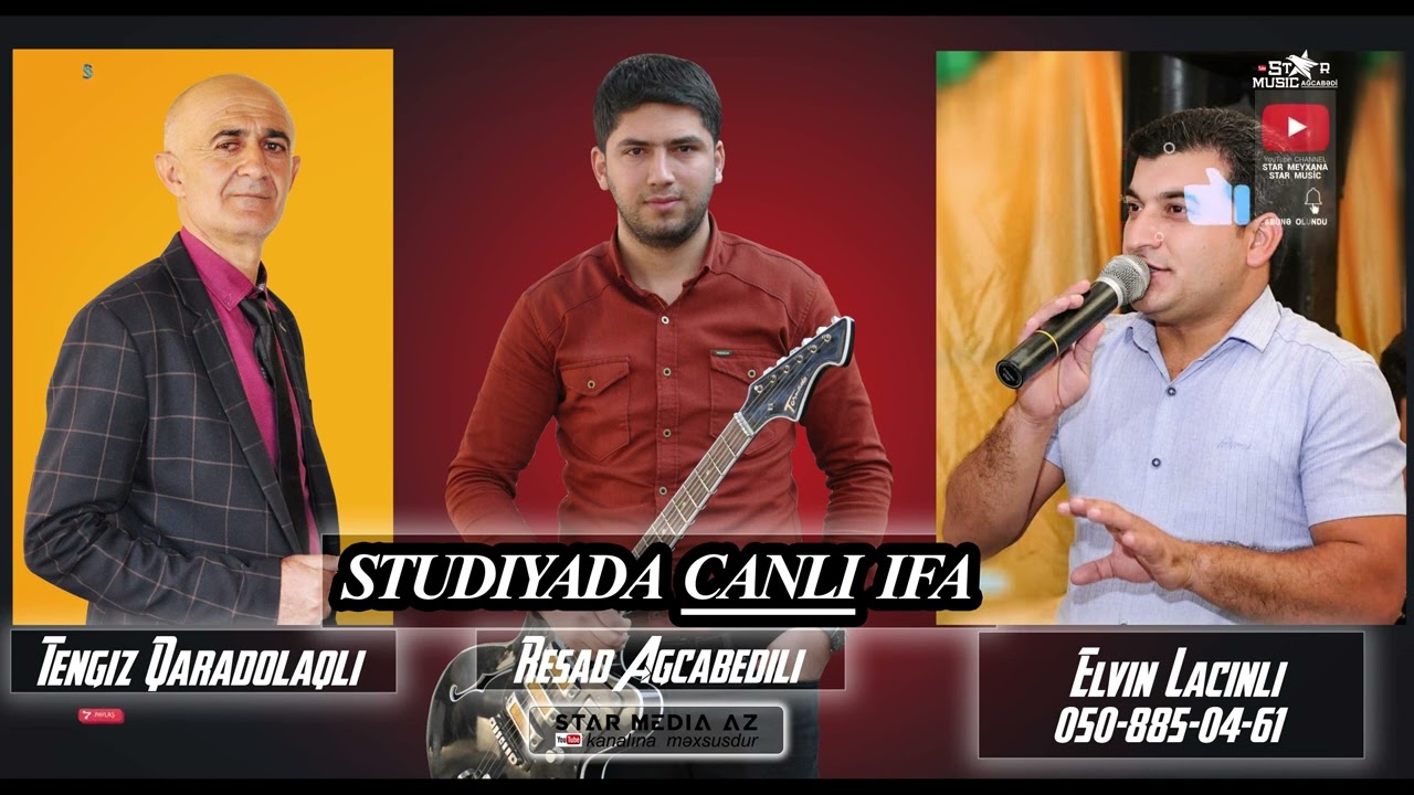 yeni canlı ifa oxuyur Tengiz Qaradolaq ⧸ gitar Reşad Agcabedili Tamada Elvin Laçınlı