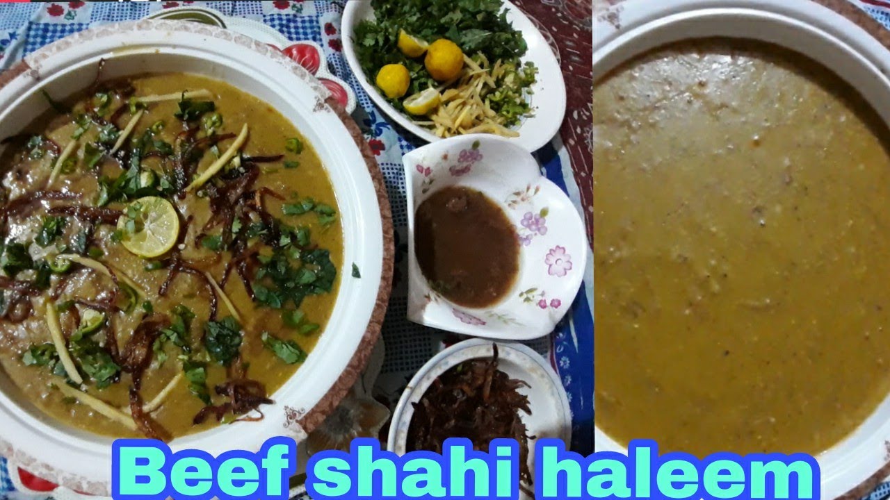 How to make beef Haleem Recipe//Shahi haleem Recipe//Best reshewala haleem//Daleem Recipe