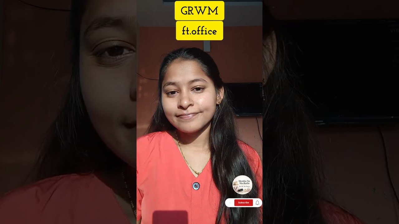 My first GRWM to office👩‍💻| Ready ayyaka paristiti🤦‍♀️ #shorts #grwm #office #relatable