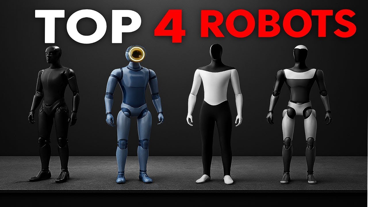 Top 4 Humanoid Robots Set to Dominate 2026 | The Future of AI & Robotics