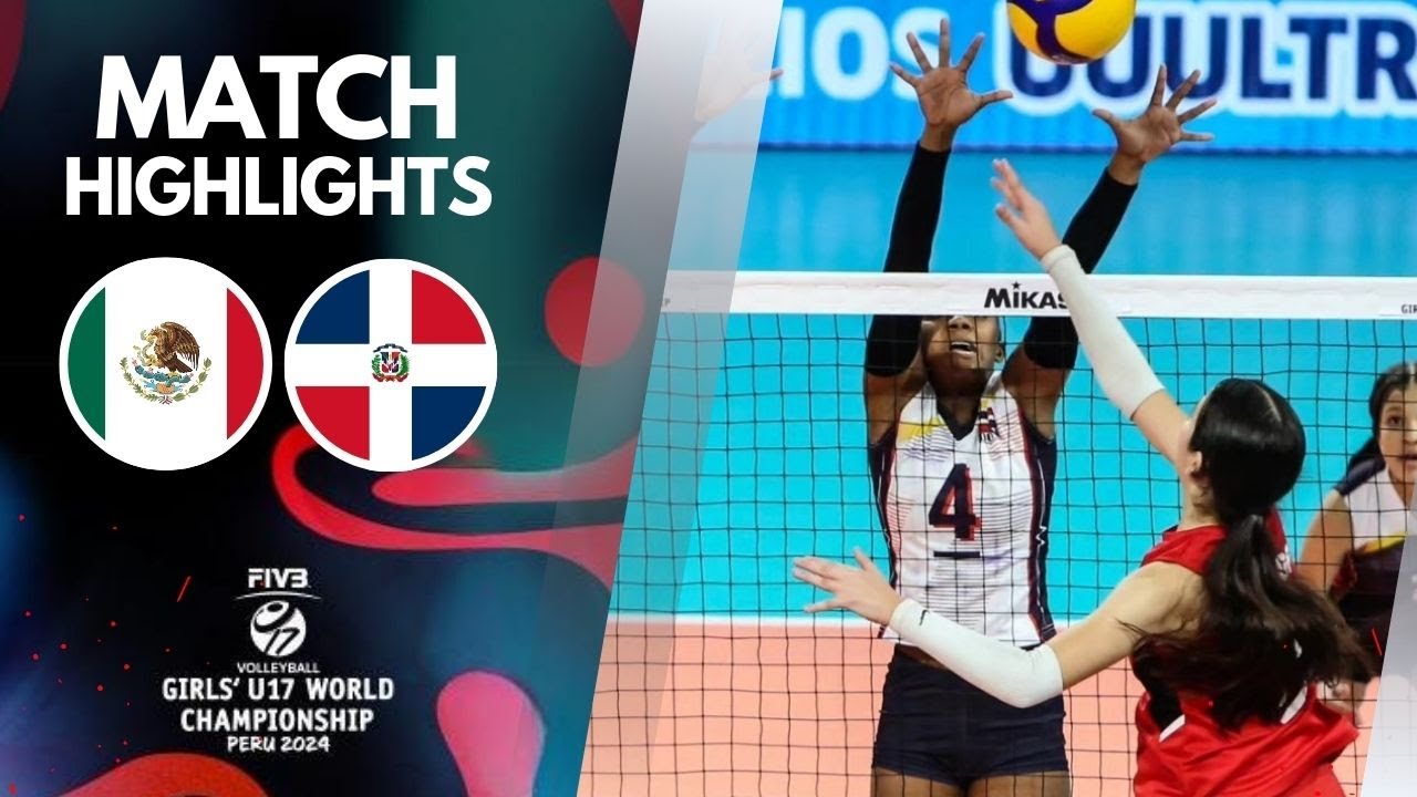 MEXICO 🆚 REPUBLICA DOMINICANA [4K]  | Highlights | Girls U17 World Championship 2024