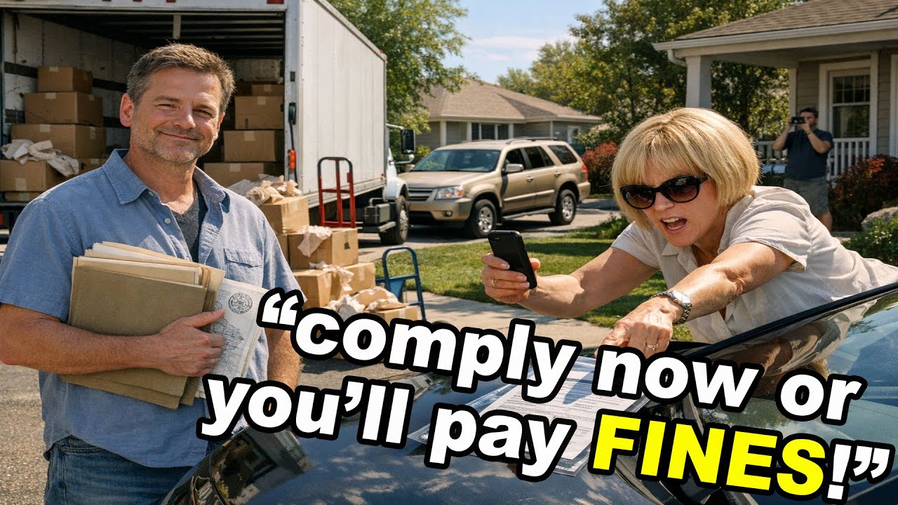 HOA Karen Yelled “Follow Our Rules!” During Move-In… Then I Proved I’m Not in the HOA EntitledPeople