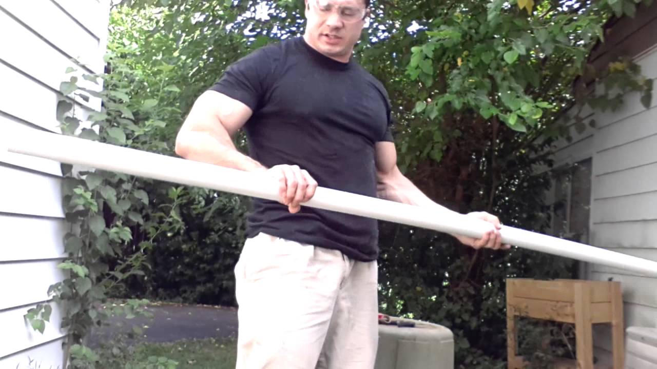DIY: How to make a Earthquake Bamboo Barbell for $11