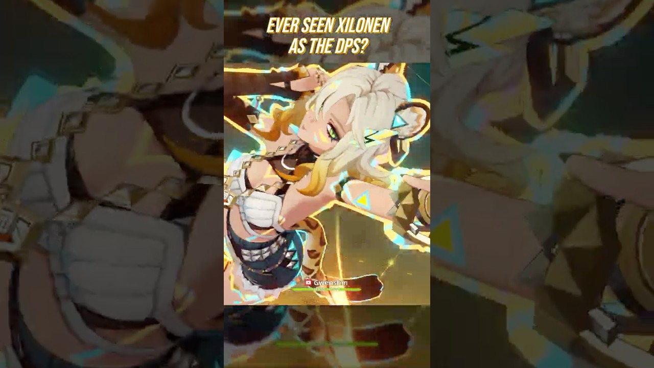 Ever seen Xilonen as the DPS? #xilonen #genshinimpact #showcase #furina #gorou #yunjin
