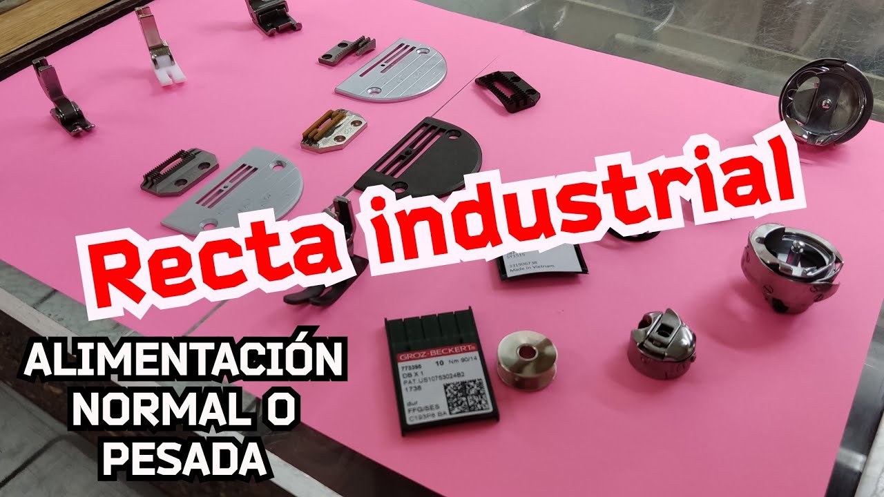 Los prensa telas mas utilizados en la costura / Tipos de arrastre en máquina recta industrial